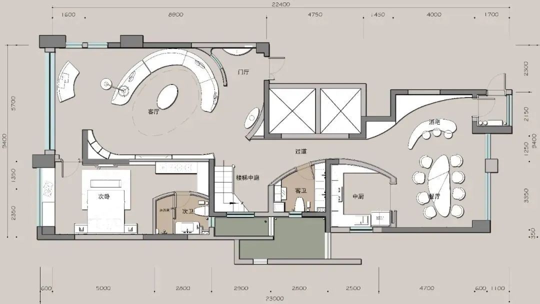 一楼平面图 一楼平面图