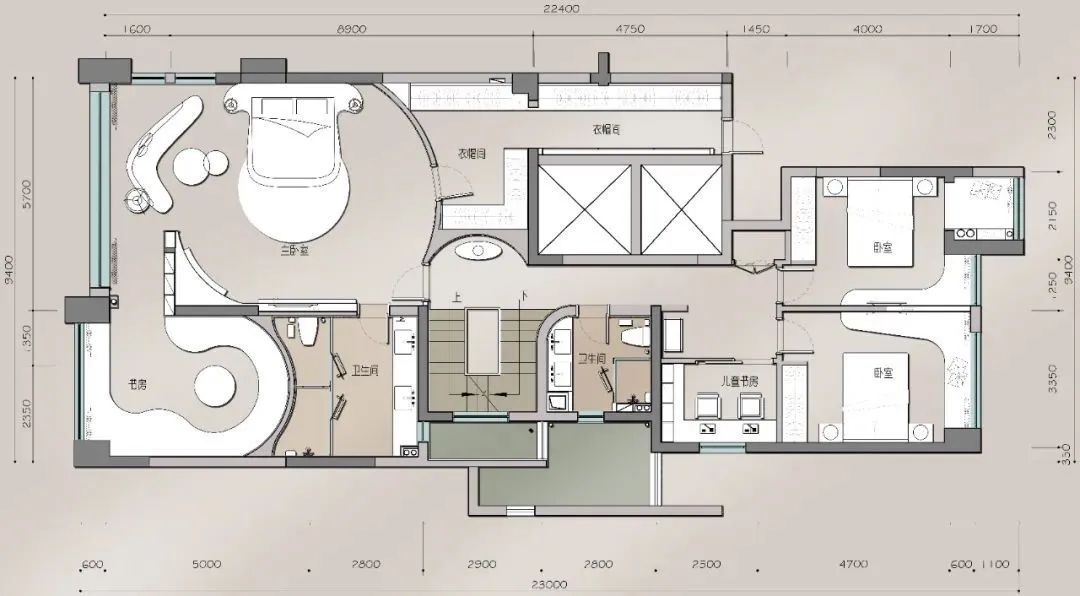 二楼平面图 二楼平面图
