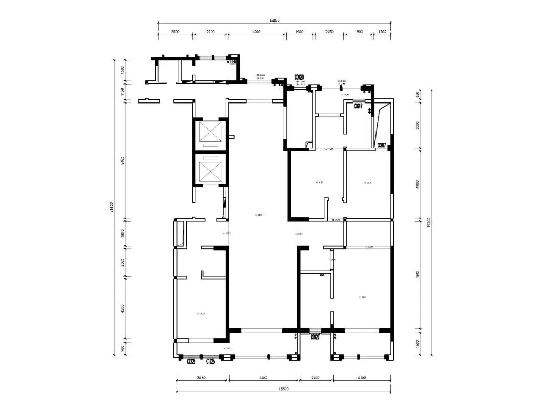 上海大平层设计施工图