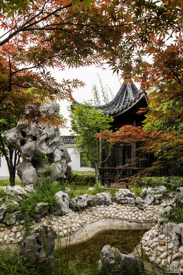 上海别墅花园装修-庭院 上海别墅花园装修-庭院