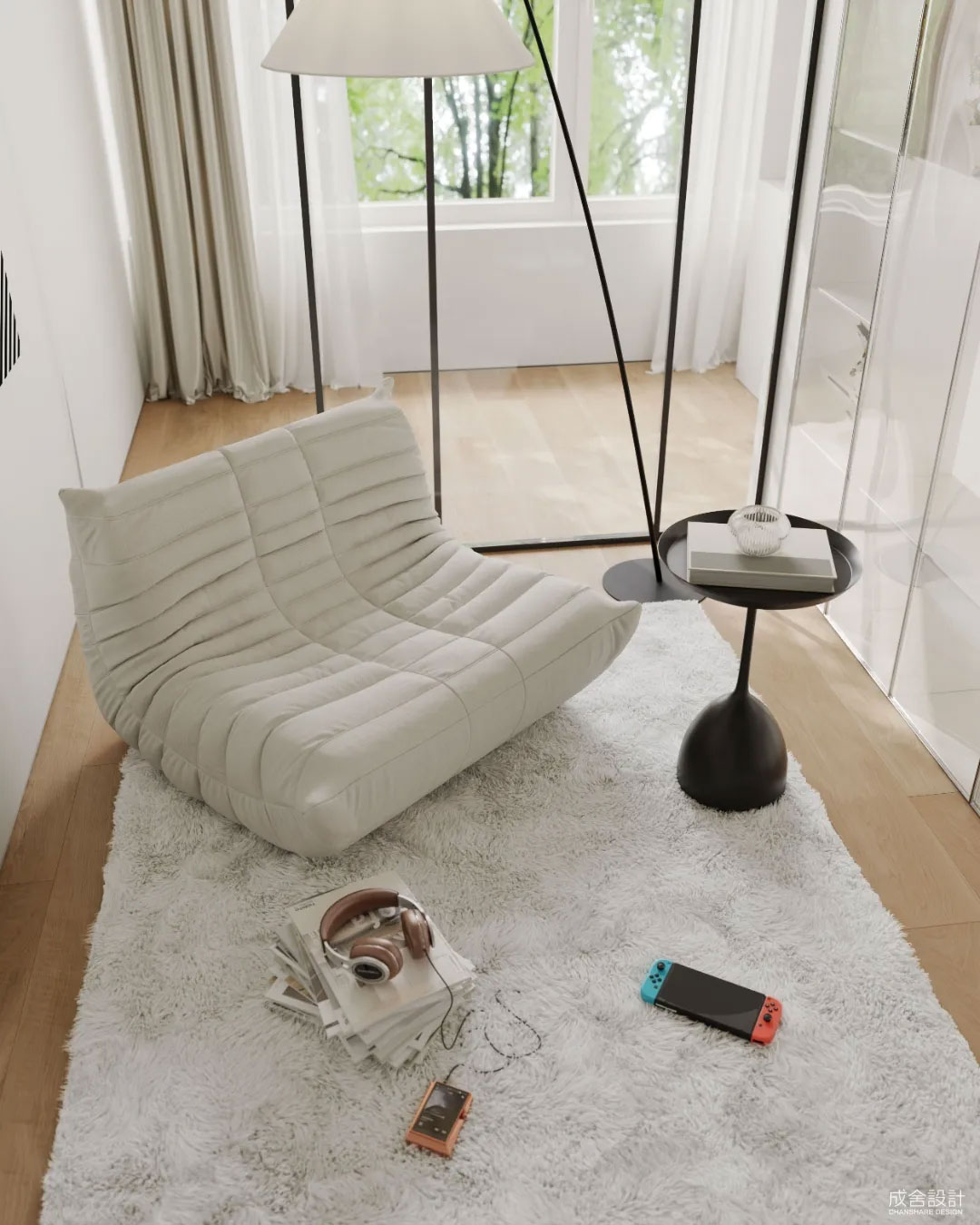 起居室-常州别墅中式装修