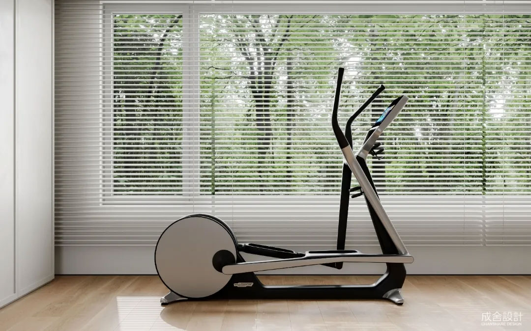 健身角-常州别墅中式装修